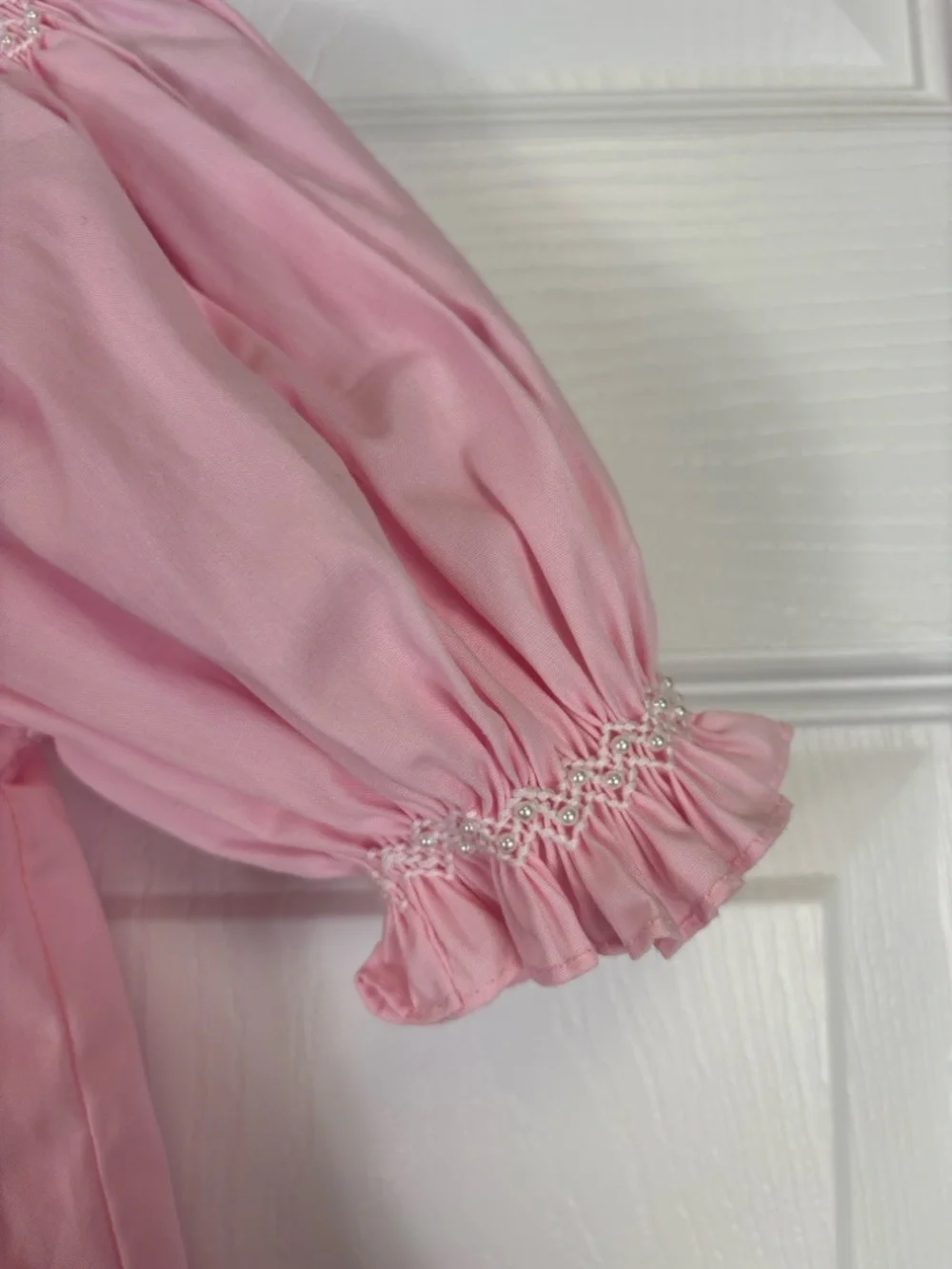 NWT Mom & Me pink smocked dress sz 18 months